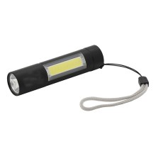 Lampe torche rechargeable LED/400mAh noire