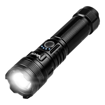 Lampe torche rechargeable LED dimmable avec fonction powerbank LED/10W/5V IPX4 600 lm 2000 mAh