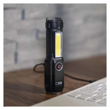 Lampe torche rechargeable LED LED/USB/3,7V IP44 150 lm 1200mAh
