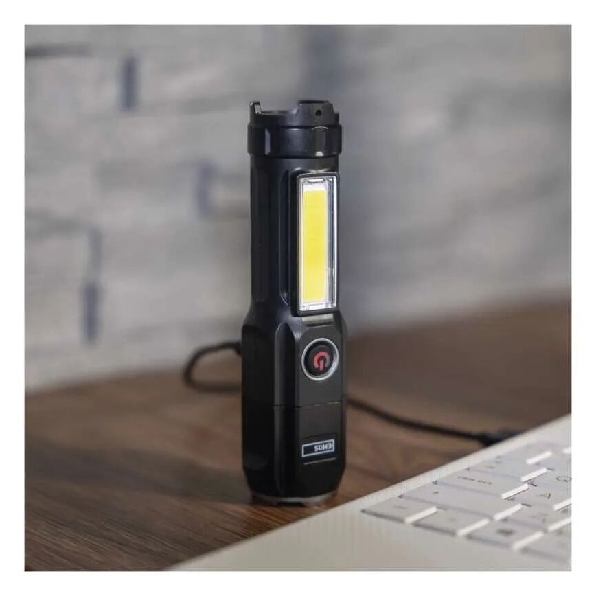 Lampe torche rechargeable LED LED/USB/3,7V IP44 150 lm 1200mAh