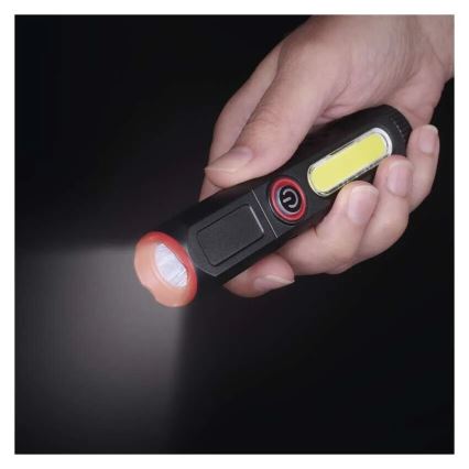 Lampe torche rechargeable LED/USB/3,7V 120 lm 400 mAh
