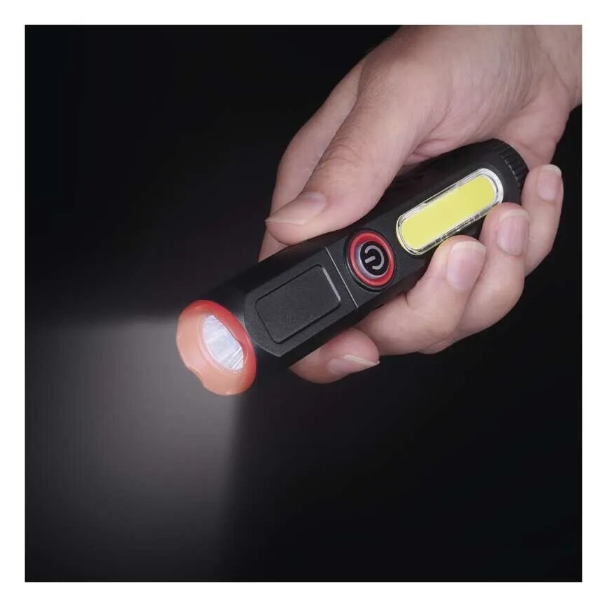 Lampe torche rechargeable LED/USB/3,7V 120 lm 400 mAh