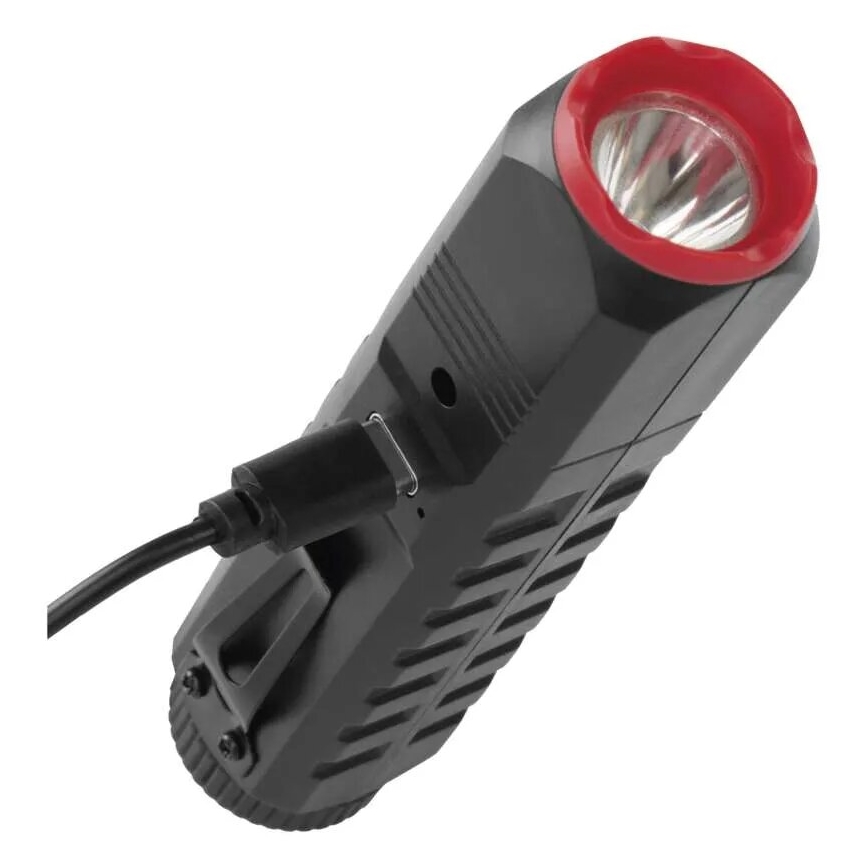 Lampe torche rechargeable LED/USB/3,7V 120 lm 400 mAh