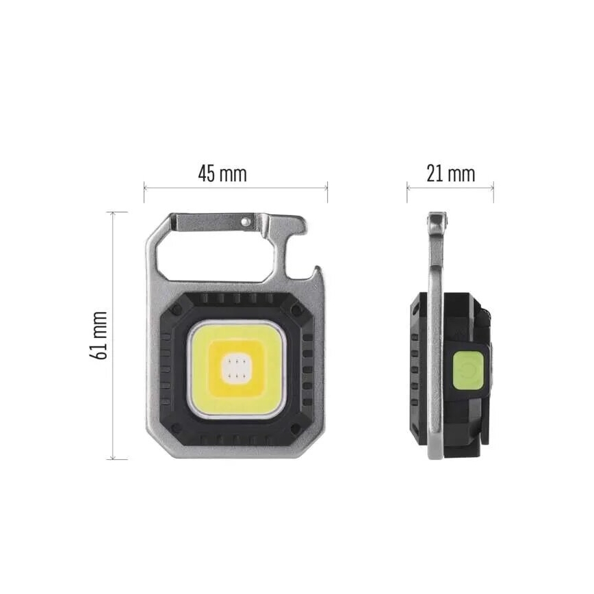 Lampe torche rechargeable LED/USB/3,7V 750 lm 500 mAh