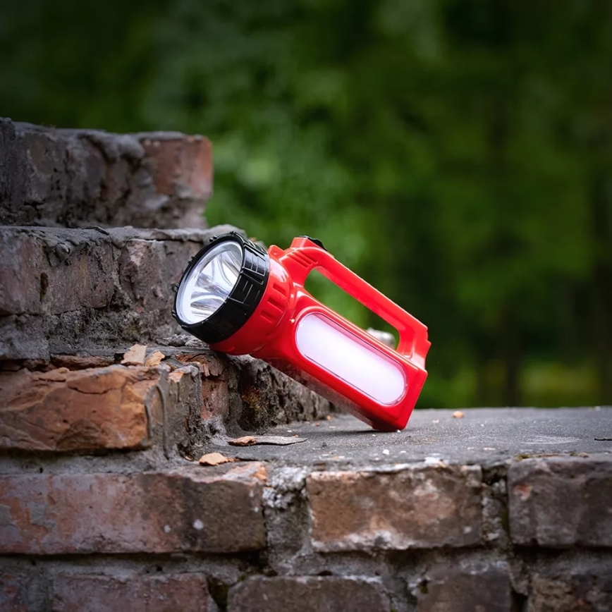 Lampe torche solaire rechargeable LED/7W/230V 400 brillant 3200 mAh
