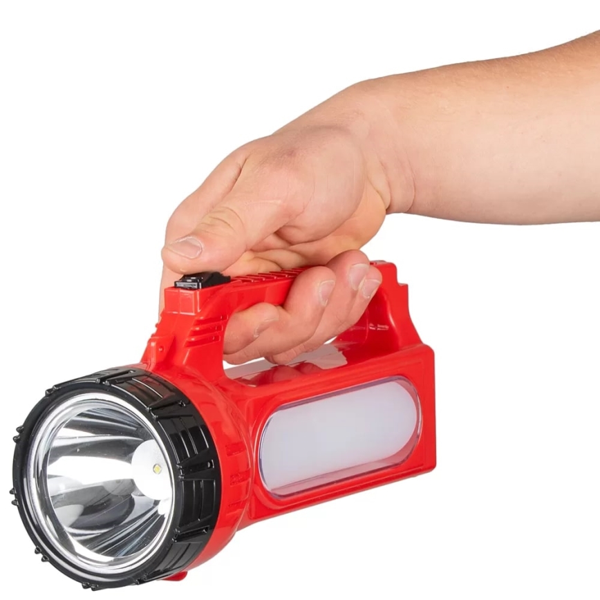 Lampe torche solaire rechargeable LED/7W/230V 400 brillant 3200 mAh