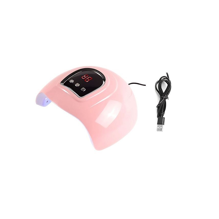 Lampe UV pour ongles 54 W/5 V rose