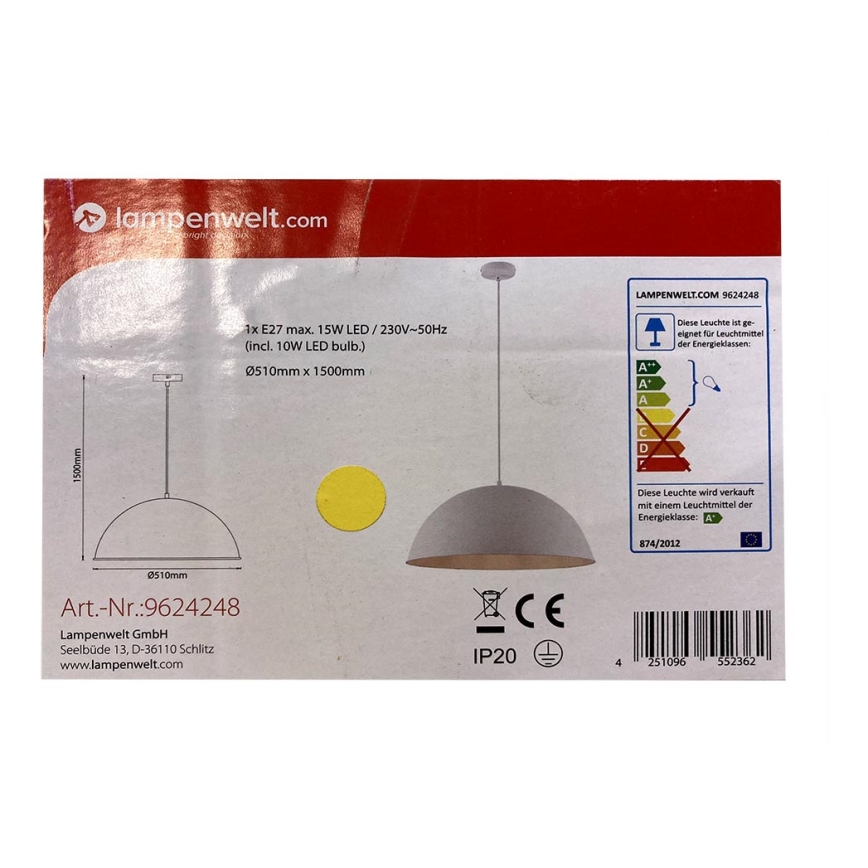 Ampoule LED ECOLINE A60 E27/10W/230V 4000K - Brilagi