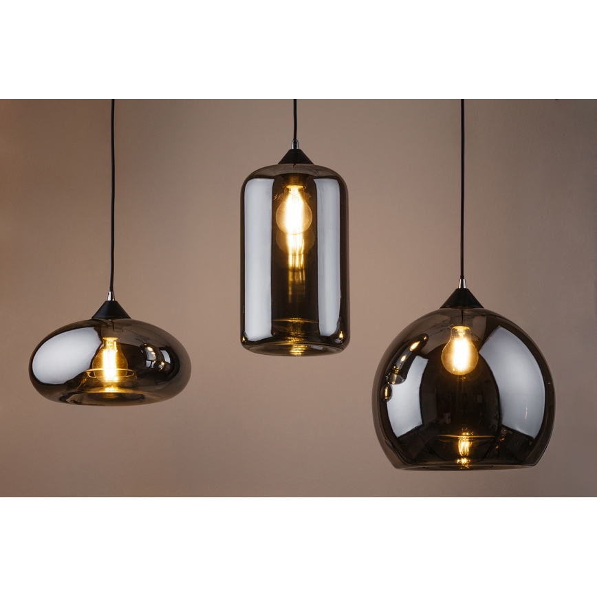 Lampenwelt - Suspension filaire RAGUEL 3xE27/60W/230V