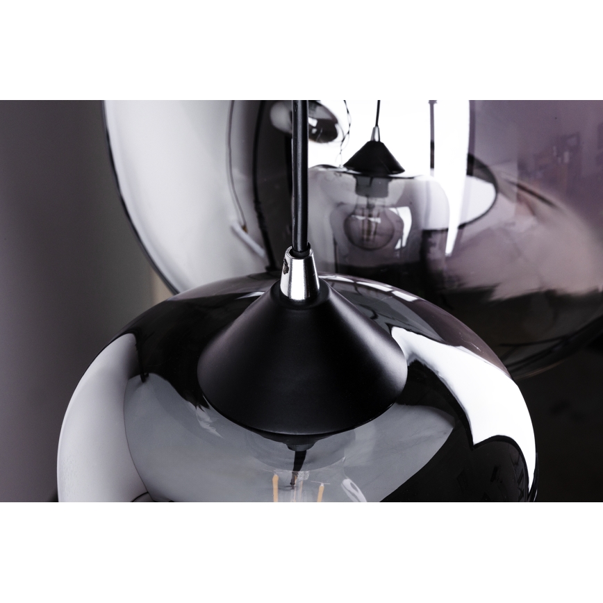 Lampenwelt - Suspension filaire RAGUEL 3xE27/60W/230V