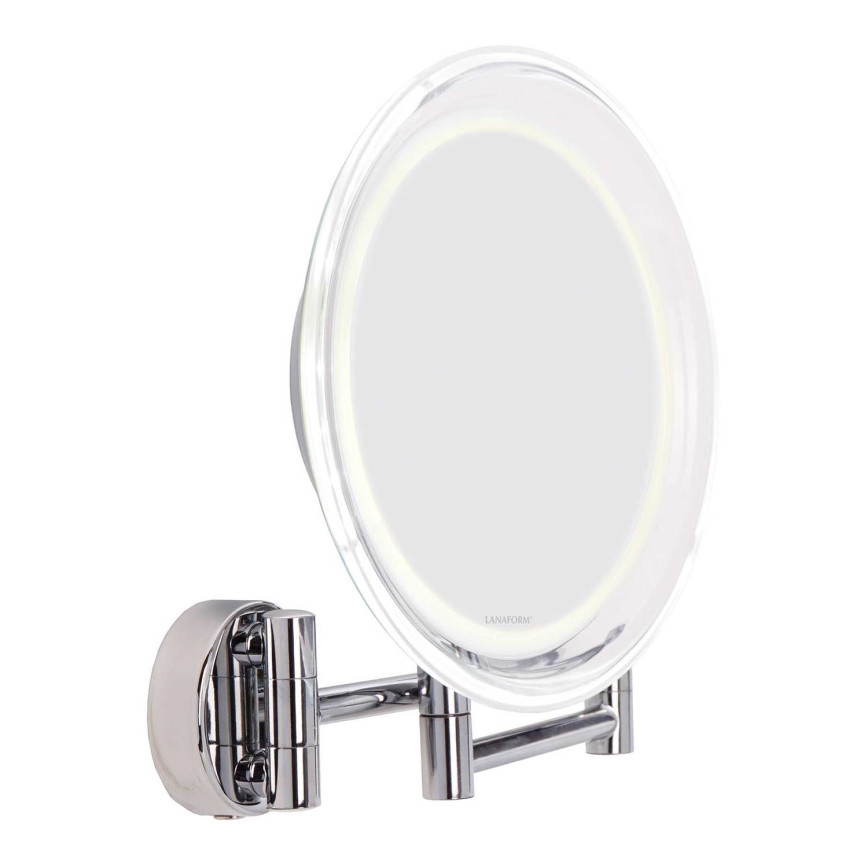 Lanaform - Miroir cosmétique mural LED WALL LED/4xAAA