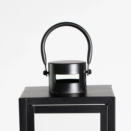 Lanterne décorative 38 cm noire