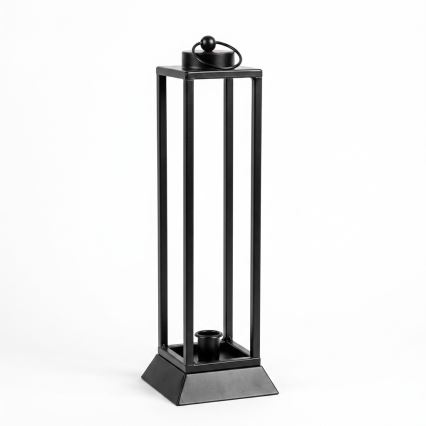 Lanterne décorative HALL 34 cm noire
