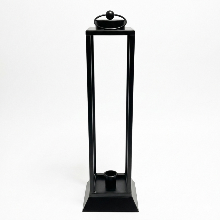 Lanterne décorative HALL 45,5 cm noire