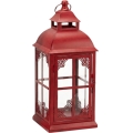 Lanterne décorative REDY 42 cm rouge