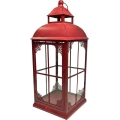 Lanterne décorative REDY 56 cm rouge