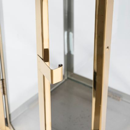 Lanterne décorative TOWER 29 cm dorée