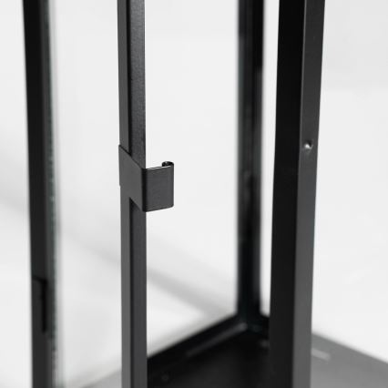 Lanterne décorative TOWER 49 cm noire
