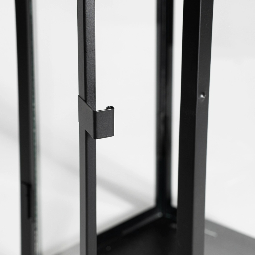Lanterne décorative TOWER 49 cm noire