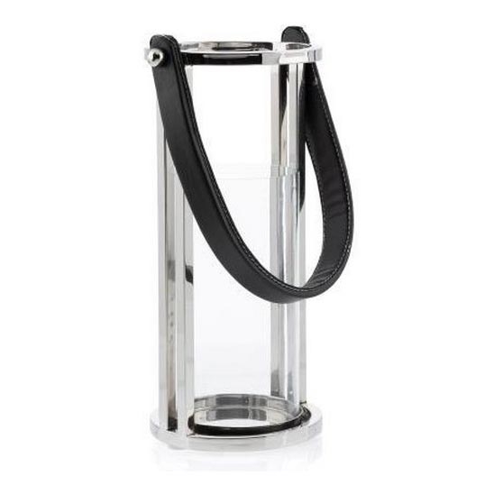 Lanterne LAMPION 30 cm chrome brillant/noir