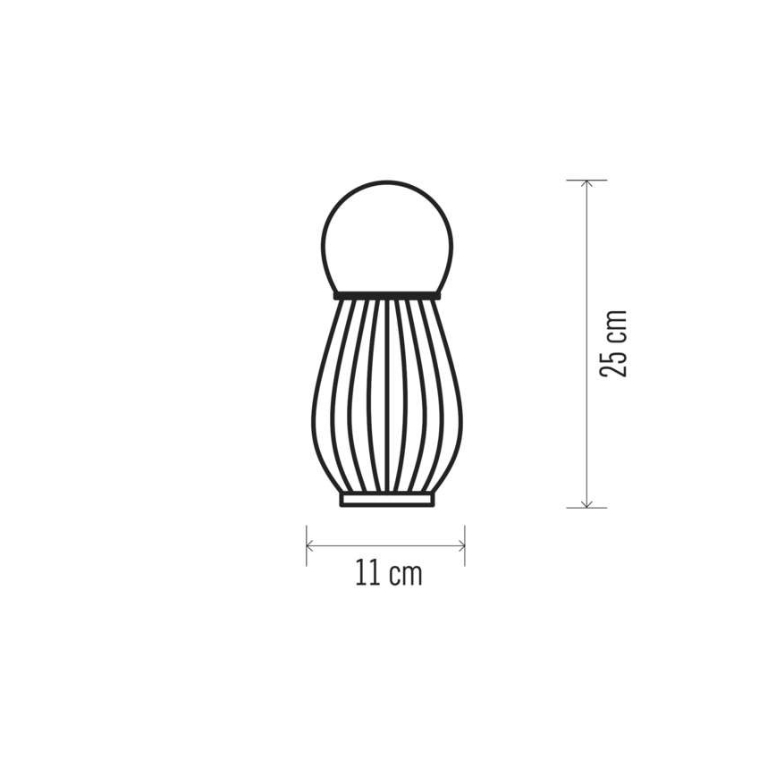 Lanterne LED décorative 1xLED/0,06W/3xAAA