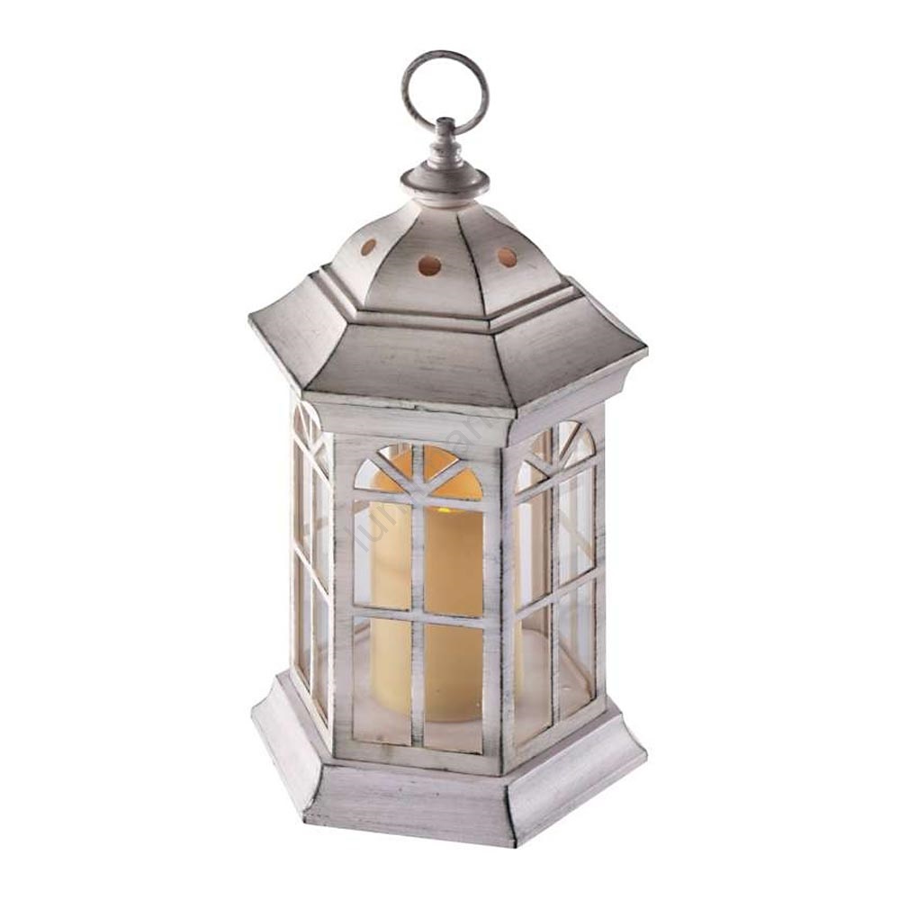 Lanterne LED décorative 1xLED/0,6W/3xAAA gris Lumimania