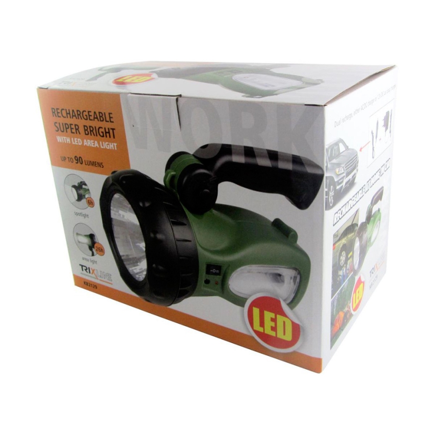 Lanterne rechargeable LED LED/1W vert