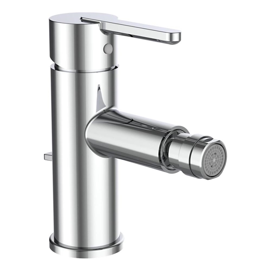 LAUFEN H3410810041141 - Robinet de bidet avec vidage et trop-plein LUA chrome brillant