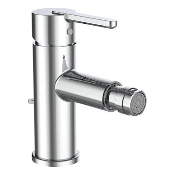 LAUFEN H3410810041141 - Robinet de bidet + bonde avec trop-plein LUA chrome brillant