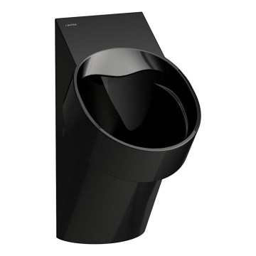 LAUFEN H8402850200001 - Urinoir VAL, alimentation arrière, évacuation arrière, céramique/noir brillant