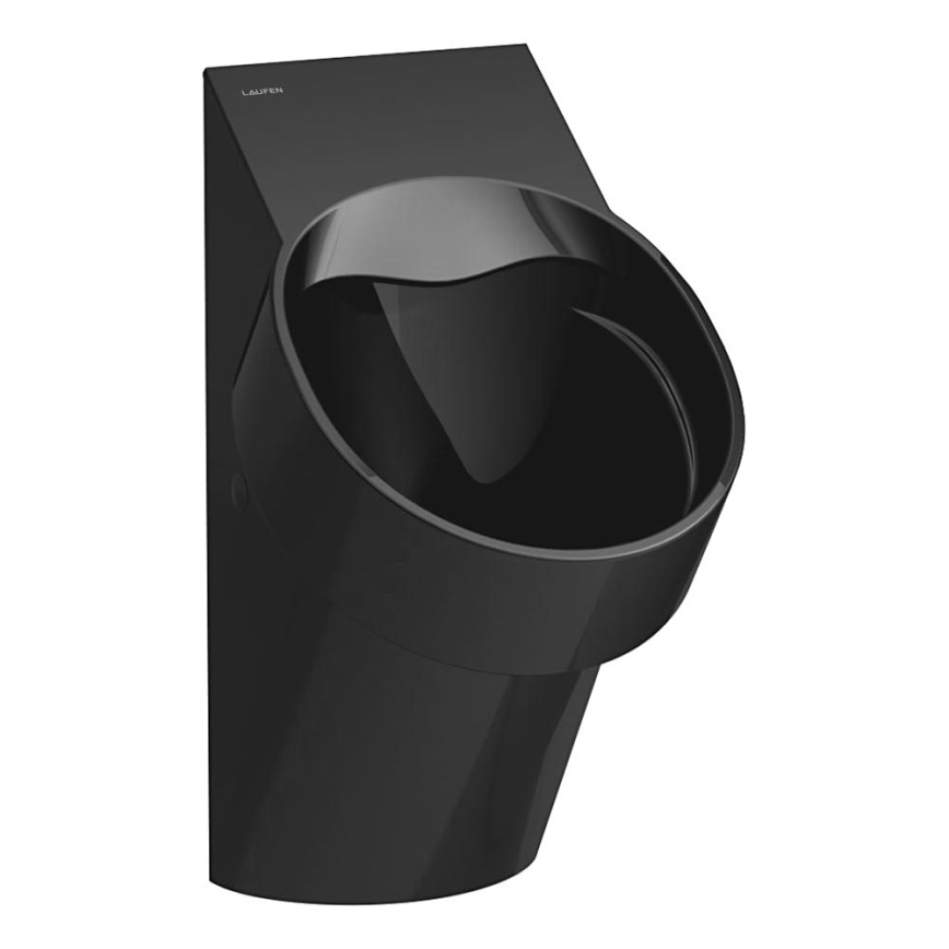 LAUFEN H8402857160001 - Urinoir VAL, arrivée d'eau arrière, évacuation arrière, céramique / noir mat
