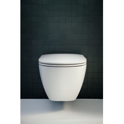 LAUFEN H8660800000001 - WC suspendu LUA céramique/blanc + abattant WC SoftClose LUA duroplast/blanc