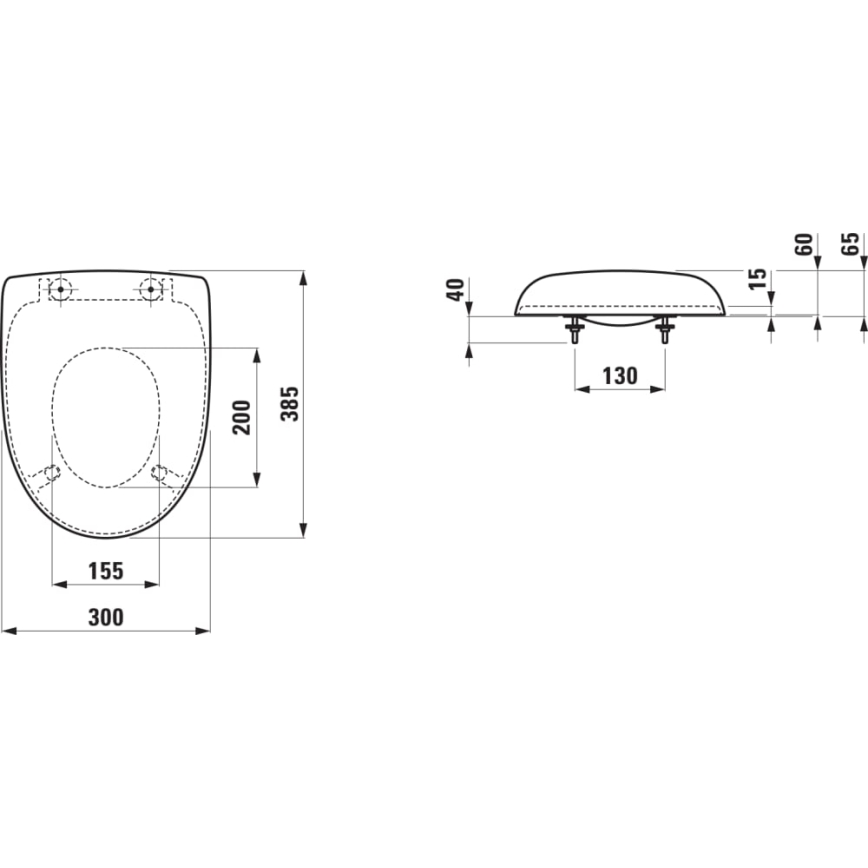 LAUFEN H8910303000001 - Abattant WC pour enfants FLORAKIDS duroplast/blanc