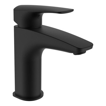 LAUFEN HF500702428000 - Mitigeur lavabo LAURIN 16,2 cm titane mat noir