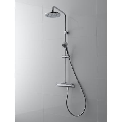 LAUFEN HF500957100600 - Colonnes de douche avec robinet thermostatique CITYPRO chrome brillant