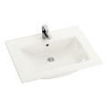 Lavabo à encastrer CHICAGO 61 x 46,5 cm, blanc brillant
