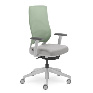 LD Seating - Chaise de bureau ARCUS grise/verte