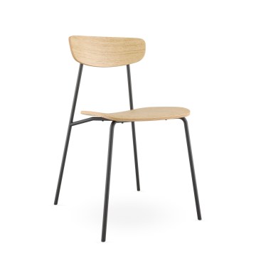 LD Seating - Chaise de bureau TRIVI marron/noir