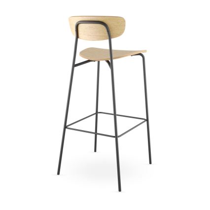 LD Seating - Tabouret de bar TRIVI marron/noir