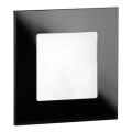 LDST AN-01-CB-BC9 - Éclairage d'escalier LED ANGEL 9xLED/1,2W/230V noir brillant 3500K