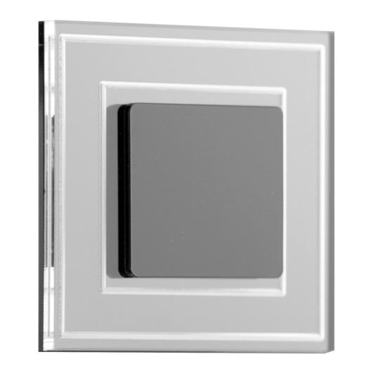 LDST KE-01-CB-BZ8 - Luminaire d'escalier LED KELLY 8xLED/1,2W/230V noir brillant