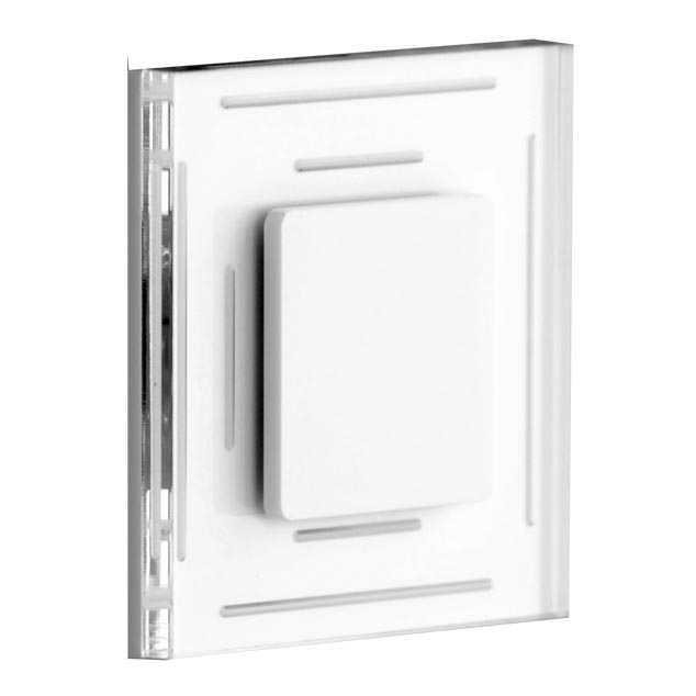 LDST SP-01-B-BZ8 - Luminaire d'escalier LED SPACE 8xLED/1,2W/230V blanc 6500K