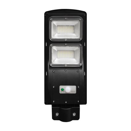 LED Lampe solaire à intensité variable avec détecteur de mouvement et de crépuscule LED/8W/3,2V 6000K IP65 9000 mAh noir + Télécommande