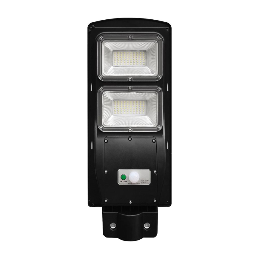 LED Lampe solaire à intensité variable avec détecteur de mouvement et de crépuscule LED/8W/3,2V 6000K IP65 9000 mAh noir + Télécommande