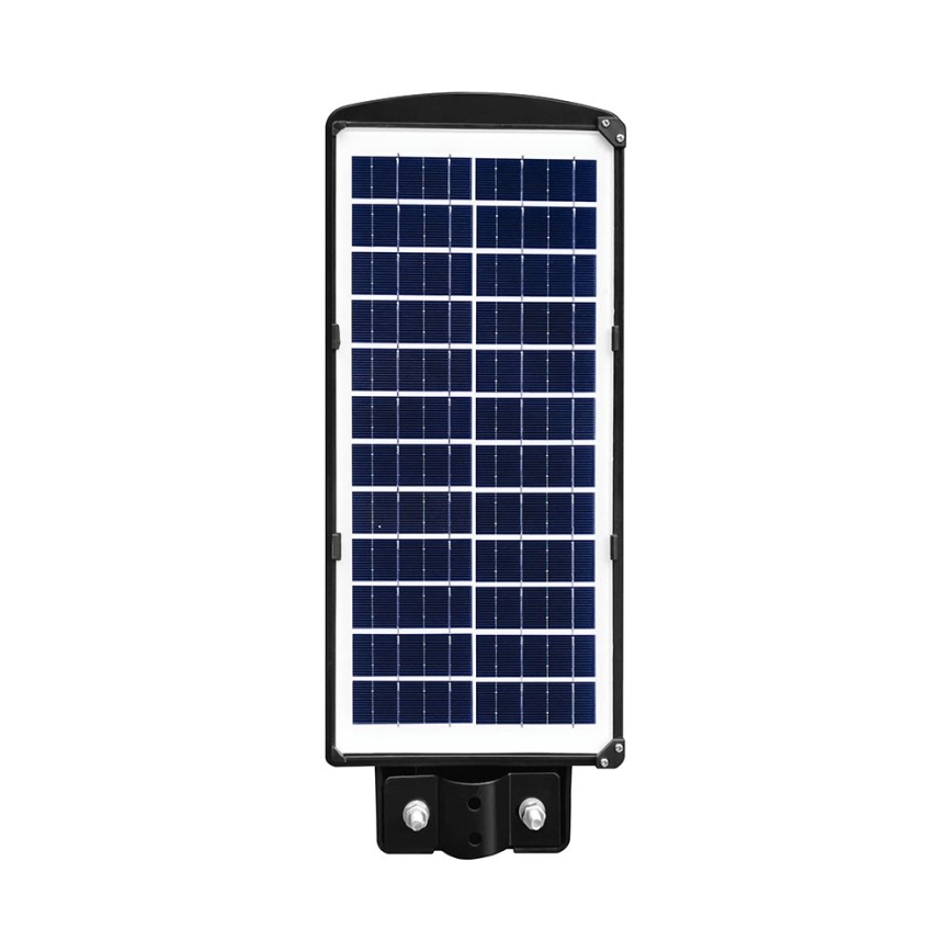 LED Lampe solaire à intensité variable avec détecteur de mouvement et de crépuscule LED/8W/3,2V 6000K IP65 9000 mAh noir + Télécommande