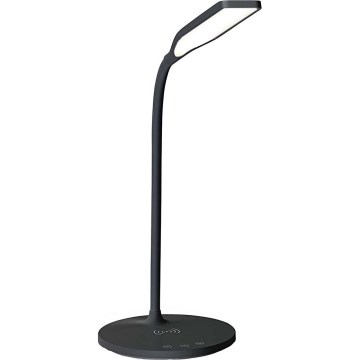 LED à intensité variable tactile flexible lampe de table avec 15W charge sans fil Qi LED/5,5W/230V 2700-6500K noir