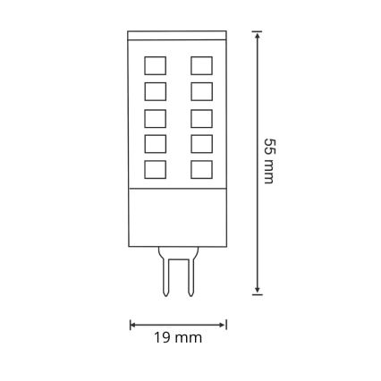 LED Ampoule G9/4W/230V 3000K