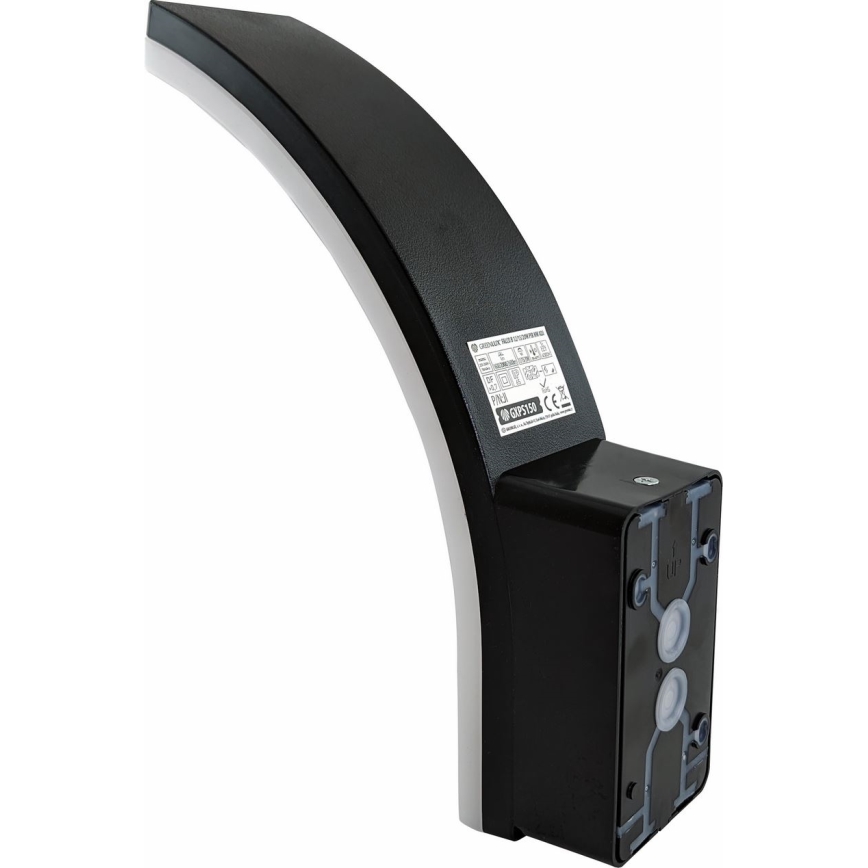 LED Applique extérieure dimmable avec capteur de mouvement et capteur crépusculaire LED/12/15/20W/230V IP65 noire