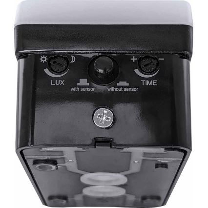 LED Applique extérieure dimmable avec capteur de mouvement et capteur crépusculaire LED/12/15/20W/230V IP65 noire