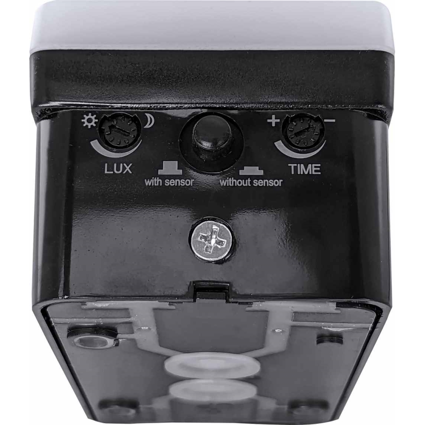 LED Applique extérieure dimmable avec capteur de mouvement et capteur crépusculaire LED/12/15/20W/230V IP65 noire